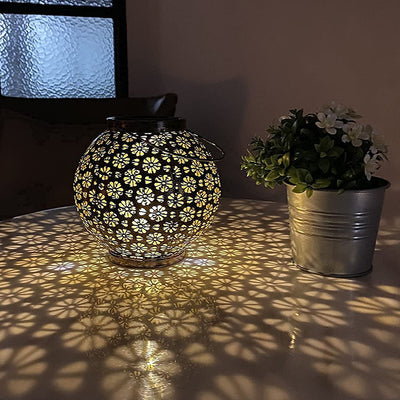 Lámpara Solar de Proyección Floral para Jardín - Image 9