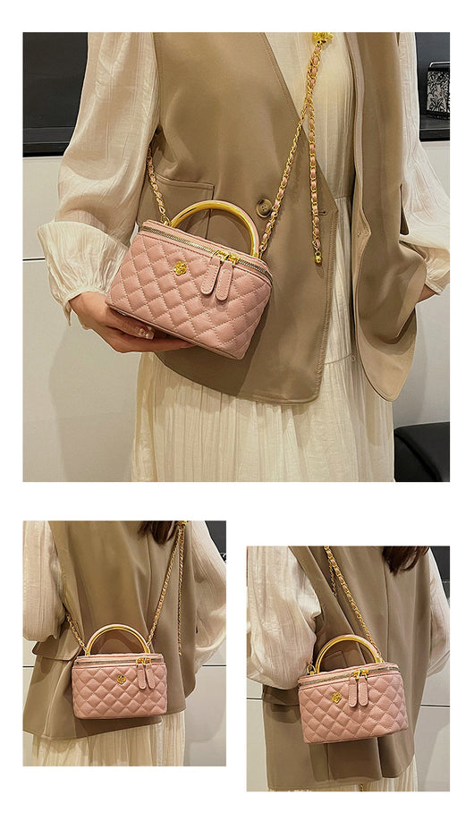Bolso Mensajero de Moda Rhombus Chain para Mujer - Image 26