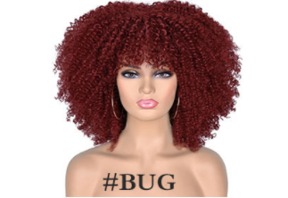 Peluca Afro Rizada Corta 12 Pulgadas - Cabello Natural Africano - Image 5