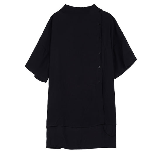 Camisa Suelta de Cuello Mao para Hombre - Image 11