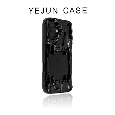 Funda para Celular Calavera Tigre Plateada con Electroplating Hueco - Image 7