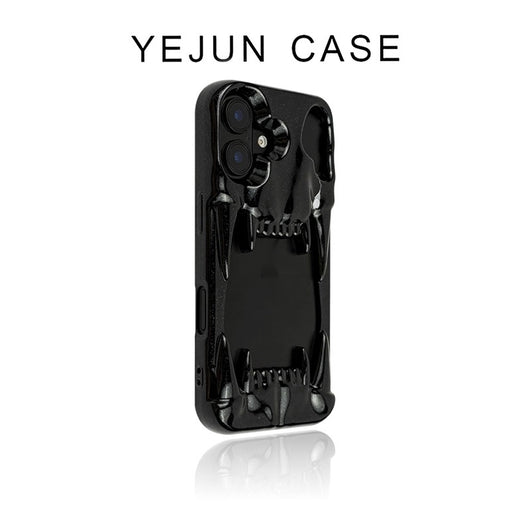 Funda para Celular Calavera Tigre Plateada con Electroplating Hueco - Image 7