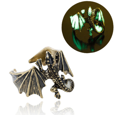 Anillo Lagartija Luminiscente Vintage para Halloween