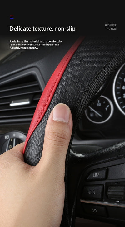 Funda de Volante de Cuero Elástica sin Aro - Image 22