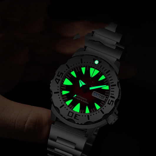Reloj Mecánico Acero Inoxidable Luminoso Resistente al Agua para Hombre - Image 3