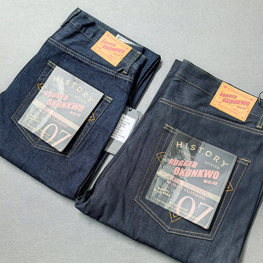 Jeans Rectos Rojo Primario para Hombre - Image 8