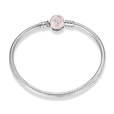 Pulsera de Plata Esterlina S925 con Cadena de Serpiente y Dijes Intercambiables - Image 11