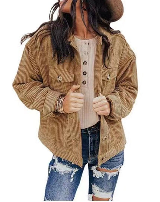 Cardigan de Terciopelo Suelto para Mujer - Abrigo Casual Otoño Invierno - Image 8