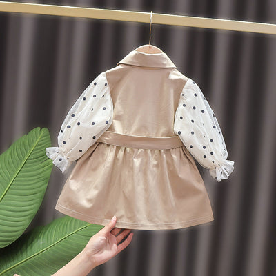 Gabardina Ligera de Largo Medio para Niñas - Image 8