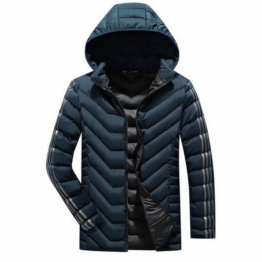 Chaqueta Acolchada con Capucha - Abrigo Casual Cálido para Invierno - Image 7