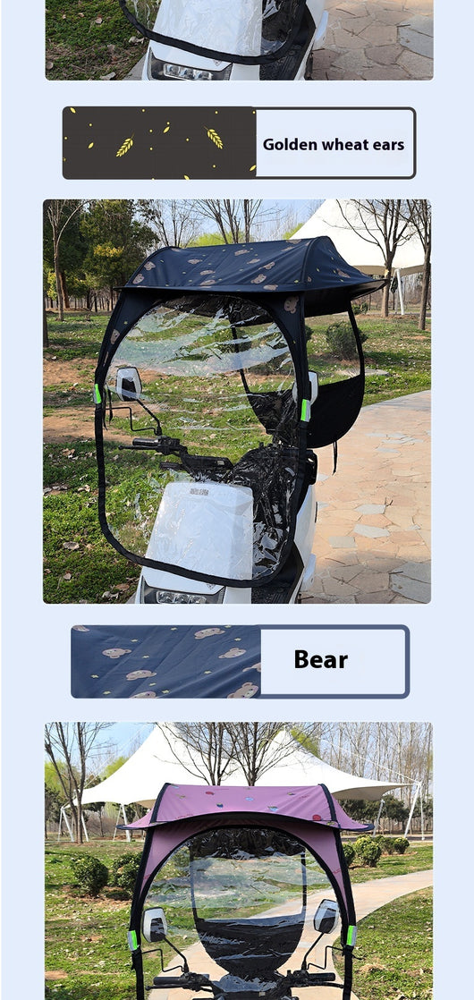 Toldo Protector Solar para Batería de Auto y Moto - Universal Cuatro Estaciones - Image 23