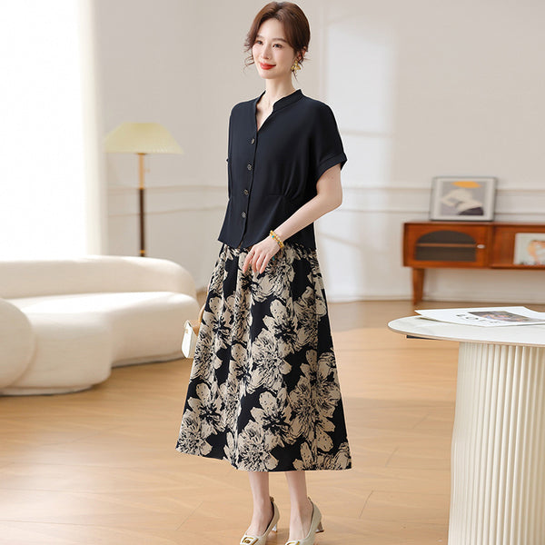 Conjunto de Falda y Blusa Corta Dos Piezas - Image 6