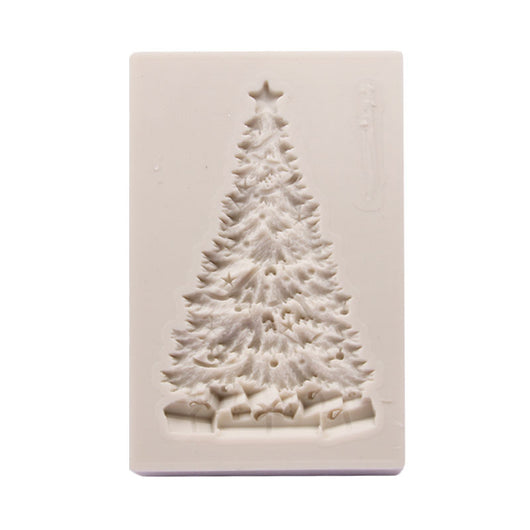 Molde de Silicona para Pastel de Árbol Navideño con Fondant - Image 6