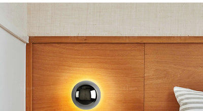 Lámpara Solar de Pared Estilo Nórdico Eclipse para Dormitorio - Image 16