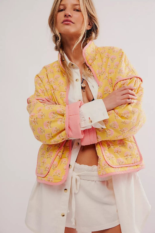 Abrigo de Algodón Estampado para Mujer - Otoño e Invierno - Image 6