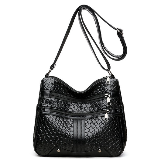 Bolsa Mensajero Tejida Multicompartimento - Image 6