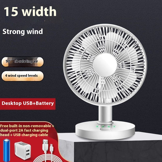 Ventilador Clip Silencioso USB para Escritorio y Dormitorio - Image 5