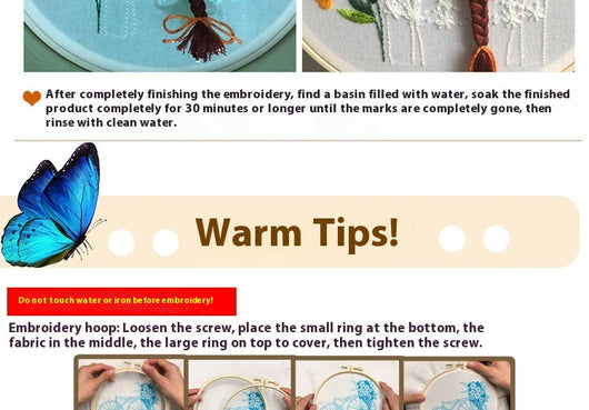 Kit DIY Reloj Decorativo con Bordado - Manualidad Creativa Hecha a Mano - Image 26