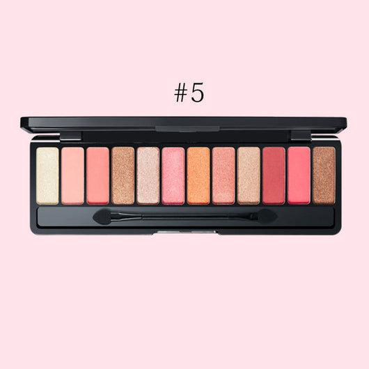 Paleta de Sombras 12 Colores Tonos Nude - Maquillaje Principiantes - Image 13