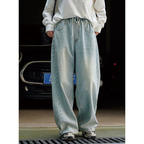 Pantalones Casuales Sueltos Azul Claro para Mujer - Corte Relajado y Cómodo - Image 3