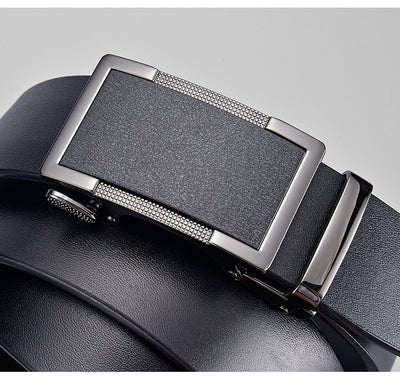 Cinturón de Cuero de Dos Capas para Hombre - Image 12