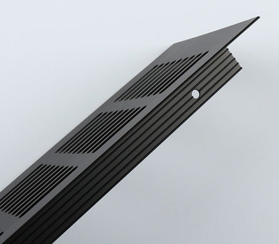 Rejilla de Ventilación Rectangular de Aluminio Transpirable Negro - Image 6