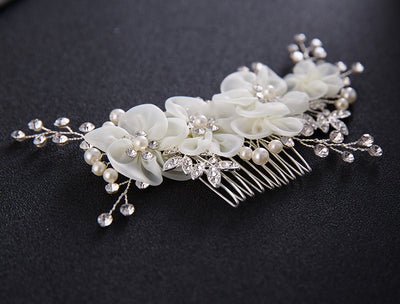 Tocado de Flores de Cristal Hecho a Mano - Elegancia y Estilo - Image 10