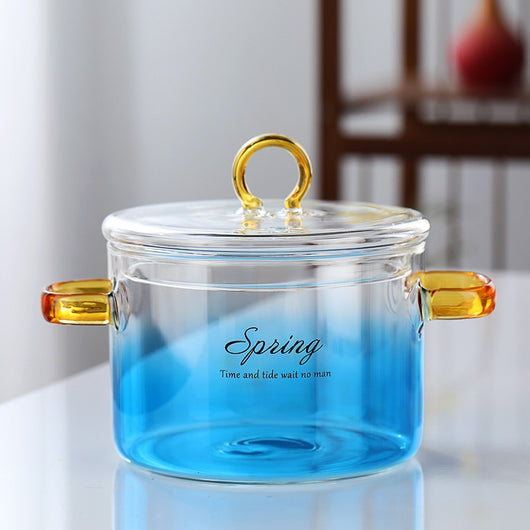 Tetera de Vidrio Borosilicato Doble Asa para Cocina - Image 7