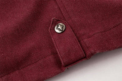 Chaqueta de Trabajo Hombre Cuello Alto Cremallera Suelta Primavera Otoño - Image 11