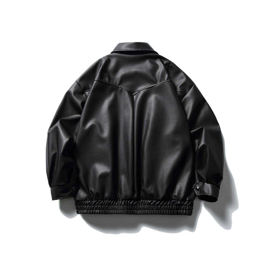 Chaqueta de Cuero para Motociclista - Estilo Clásico Masculino - Image 25