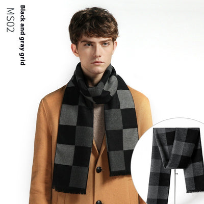 Bufanda Escocesa de Abrigo Suave con Toque Cashmere - Image 31