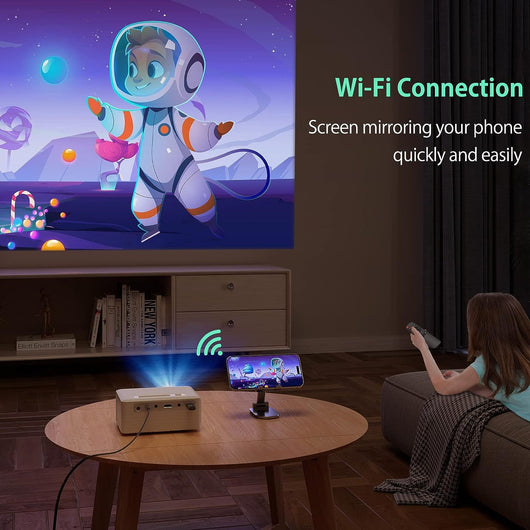 Proyector WiFi Inalámbrico HD 720p con Bluetooth - Image 4