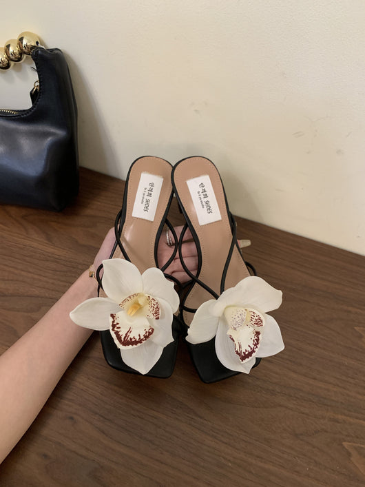 Sandalias Romanas de Flores Destacables Estilo Francés - Image 35