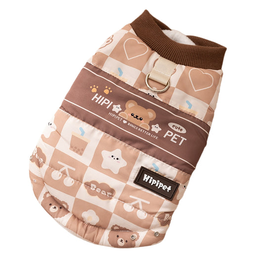 Abrigo Acolchado para Gatos y Perros - Chaleco Térmico Retro con Diseño Estampado - Image 16