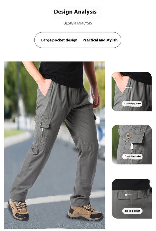 Overol Recto Holgado Casual para Hombre - Perfecto para Verano - Image 24