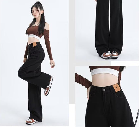 Jeans Rectos Clásicos para Mujer Estilo Americano - Image 14