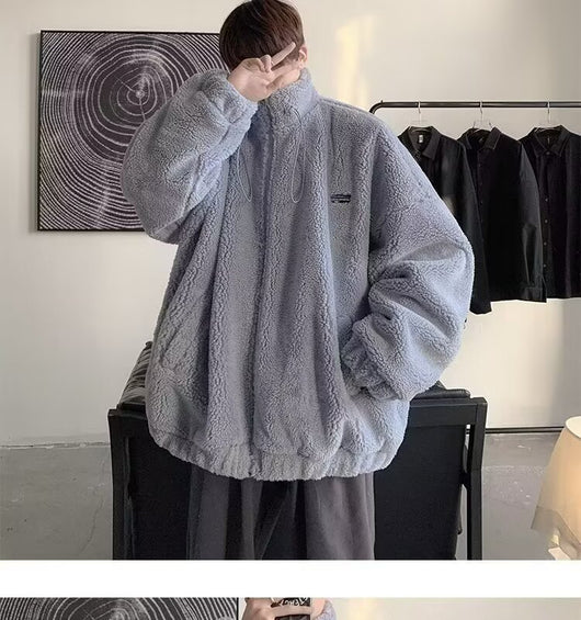 Abrigo Casual Holgado para Hombre Otoño Invierno con Forro Polar Acolchado - Image 20