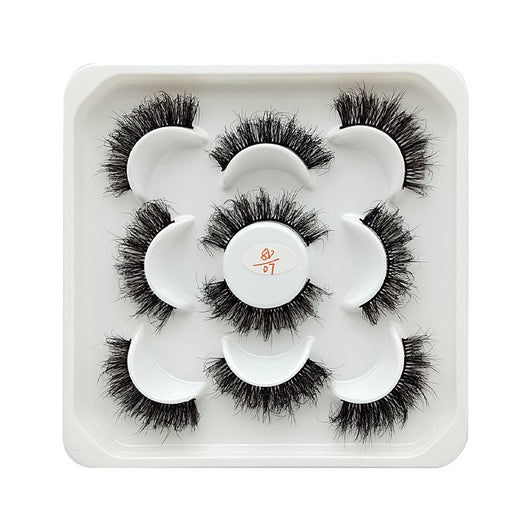 Set de 5 Pares de Pestañas Postizas con Diseño Floral - Image 10