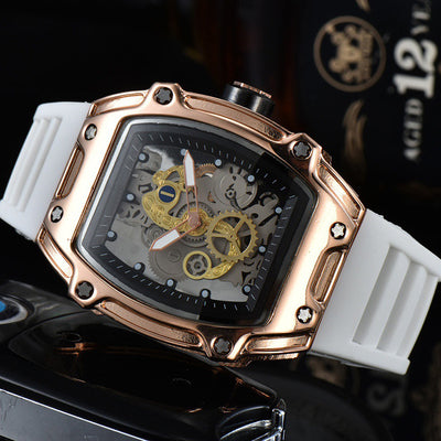 Reloj de Cuarzo Esqueleto Transparente Personalizado con Doble Movimiento - Image 14