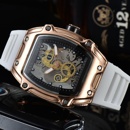 Reloj de Cuarzo Esqueleto Transparente Personalizado con Doble Movimiento - Image 14