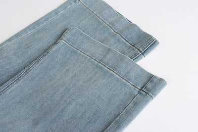 Jeans Talle Alto Elásticos Lavados con Corte Amplio y Cintura Ajustada - Image 29