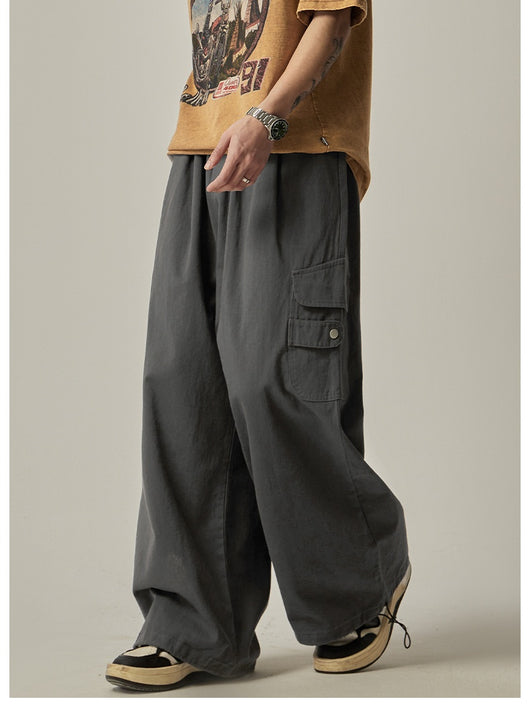 Pantalones Rectos Amplios de Diseño Trendy para Hombre - Versátiles y Cómodos - Image 14