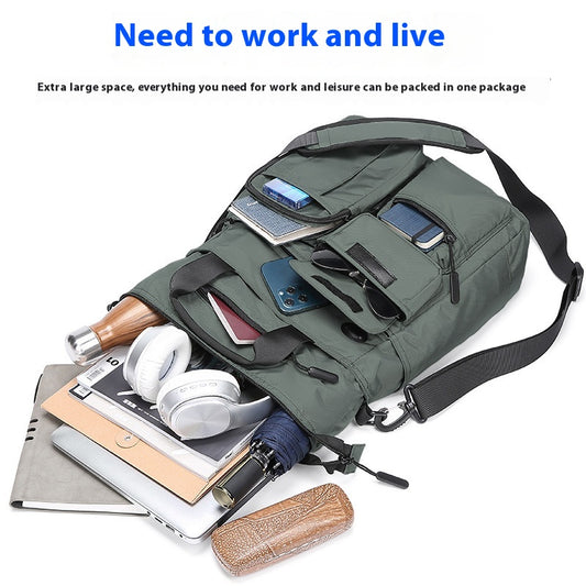 Bolso Ejecutivo para Hombre con Múltiples Compartimentos y Gran Capacidad - Image 2