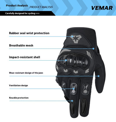 Guantes de Motociclista Anti-caída con Agarre Antideslizante - Image 10