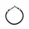 Snake Series Leather Personalized Gift Bracelet Negro