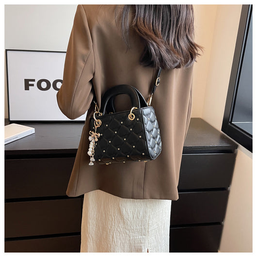 Bolso Bandolera Mujer con Bordado de Diamantes - Cartera de Moda Compacta - Image 26