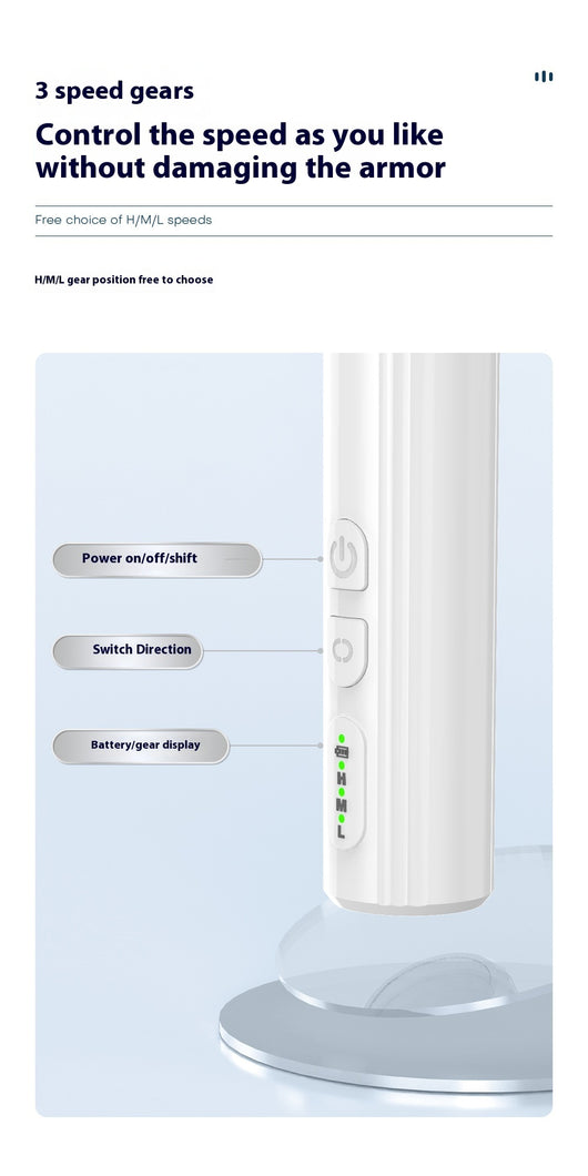Máquina Portátil de Perforación de Uñas USB Recargable - Image 12
