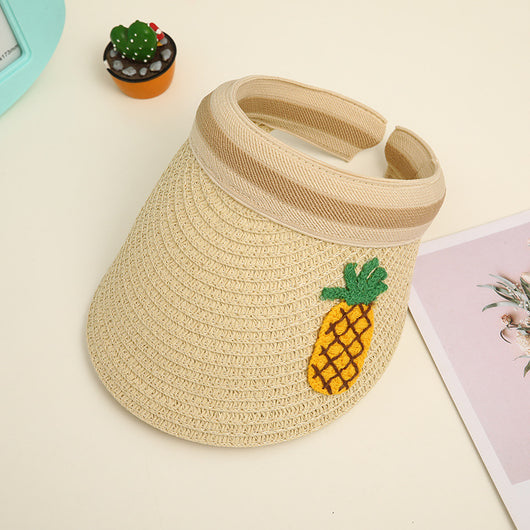 Sombrero de Paja Familiar Verano Protección Solar - Diseño Coreano Unisex - Image 2