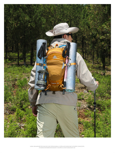 Mochila de Senderismo AZELA Gris - Mochila Multifuncional para Camping y Aventuras - Image 27