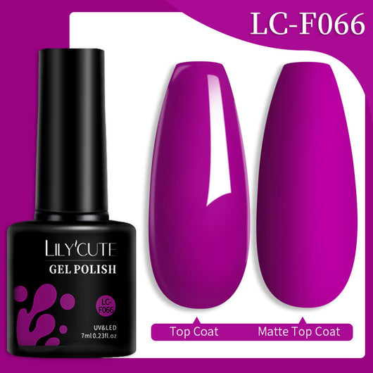 Set de Pegamento para Uñas con Brillo de Color Sólido - Image 2